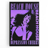Beach House Depression Cherry Poster - Vintage Indie Art