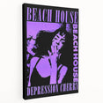 Beach House Depression Cherry Poster - Vintage Indie Art