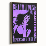 Beach House Depression Cherry Poster - Vintage Indie Art