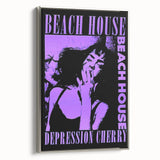 Beach House Depression Cherry Poster - Vintage Indie Art