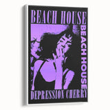 Beach House Depression Cherry Poster - Vintage Indie Art