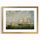 Golden State Ship Realism Art Print - Fitz Henry Lane Nautical Canvas Art