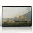 Golden State Ship Realism Art Print - Fitz Henry Lane Nautical Canvas Art