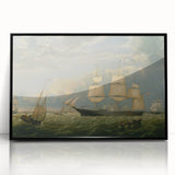 Golden State Ship Realism Art Print - Fitz Henry Lane Nautical Canvas Art