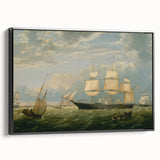 Golden State Ship Realism Art Print - Fitz Henry Lane Nautical Canvas Art