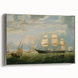 Golden State Ship Realism Art Print - Fitz Henry Lane Nautical Canvas Art