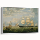 Golden State Ship Realism Art Print - Fitz Henry Lane Nautical Canvas Art