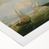Golden State Ship Realism Art Print - Fitz Henry Lane Nautical Canvas Art