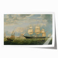 Golden State Ship Realism Art Print - Fitz Henry Lane Nautical Canvas Art