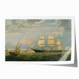Golden State Ship Realism Art Print - Fitz Henry Lane Nautical Canvas Art
