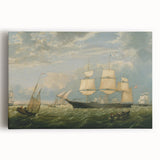 Golden State Ship Realism Art Print - Fitz Henry Lane Nautical Canvas Art