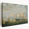 Golden State Ship Realism Art Print - Fitz Henry Lane Nautical Canvas Art
