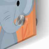 Kids Wall Art Prints - Cute Elephant Nursery Wall Art for Boys