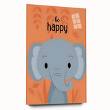 Kids Wall Art Prints - Cute Elephant Nursery Wall Art for Boys