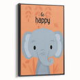 Kids Wall Art Prints - Cute Elephant Nursery Wall Art for Boys