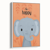 Kids Wall Art Prints - Cute Elephant Nursery Wall Art for Boys