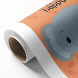 Kids Wall Art Prints - Cute Elephant Nursery Wall Art for Boys