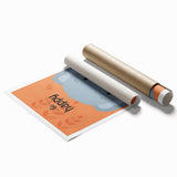 Kids Wall Art Prints - Cute Elephant Nursery Wall Art for Boys