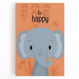 Kids Wall Art Prints - Cute Elephant Nursery Wall Art for Boys