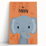 Kids Wall Art Prints - Cute Elephant Nursery Wall Art for Boys