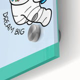 STEM Learning Wall Art - Dream Big Space Astronaut Print