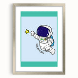 STEM Learning Wall Art - Dream Big Space Astronaut Print