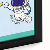 STEM Learning Wall Art - Dream Big Space Astronaut Print
