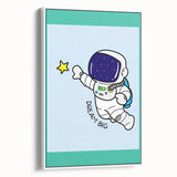 STEM Learning Wall Art - Dream Big Space Astronaut Print