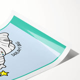 STEM Learning Wall Art - Dream Big Space Astronaut Print