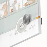 Whimsical Animal Car Ride Nursery Wall Art - Kids Room Prints