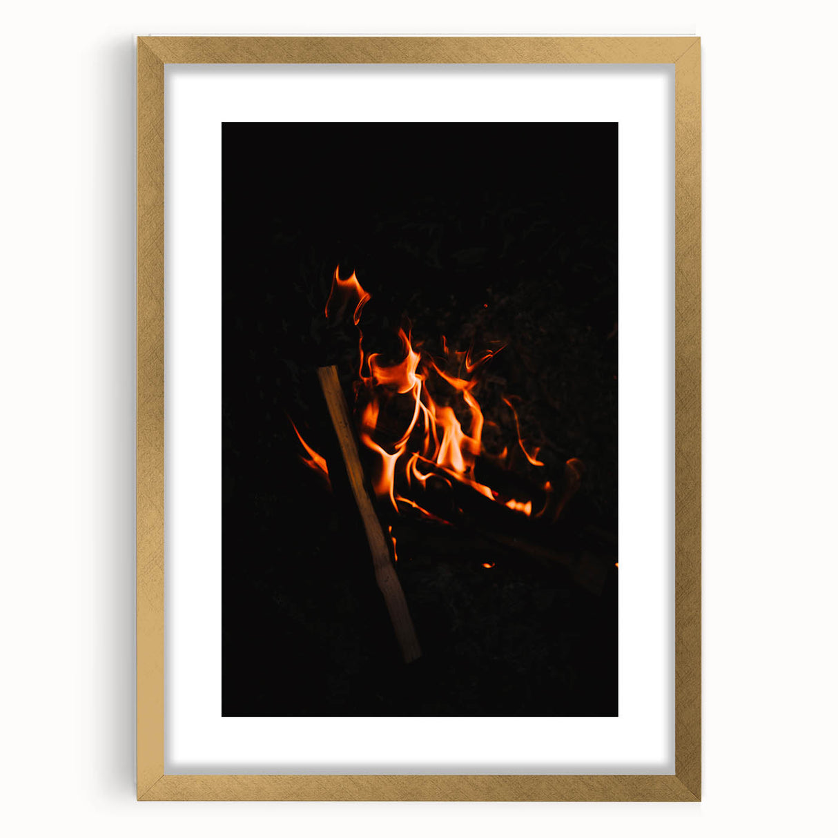 Autumn Bonfire Glow – Fall Wall Art for Cozy Home Decor