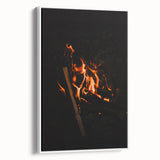 Vintage poster art depicting a colorful autumn scene on a framed canvas, suitable for extra large living room wall decor.