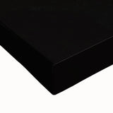 Large art depicting a black and white landscape painting on stretched canvas, ideal for bedroom decor.