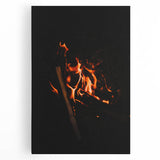 Autumn Bonfire Glow – Fall Wall Art for Cozy Home Decor