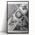 Wassily Kandinsky’s Kleine Welten VI - Abstract Monochrome Wall Art