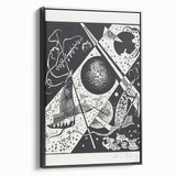 Wassily Kandinsky’s Kleine Welten VI - Abstract Monochrome Wall Art