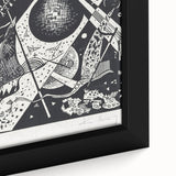 Wassily Kandinsky’s Kleine Welten VI - Abstract Monochrome Wall Art