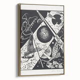 Wassily Kandinsky’s Kleine Welten VI - Abstract Monochrome Wall Art