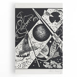 Wassily Kandinsky’s Kleine Welten VI - Abstract Monochrome Wall Art