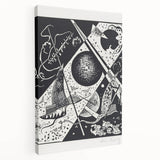 Wassily Kandinsky’s Kleine Welten VI - Abstract Monochrome Wall Art