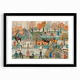 Modern Wall Art: Charming Central Park Scene with Vibrant City Life