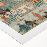 Modern Wall Art: Charming Central Park Scene with Vibrant City Life