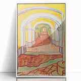 Van Gogh’s Corridor in the Asylum - Vibrant Modern Wall Art Print