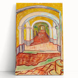 Van Gogh’s Corridor in the Asylum - Vibrant Modern Wall Art Print