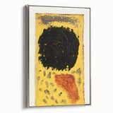 Paul Klee’s Black, Still in Place - Abstract Modern Wall Art Print