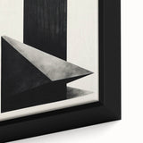 Acrylic Dining Room Artwork – Geometric Black & White Print