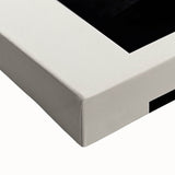 Acrylic Dining Room Artwork – Geometric Black & White Print