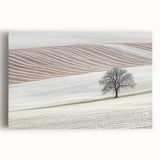 Modern Office Wall Art – Minimalist Landscape with Elegant Tree