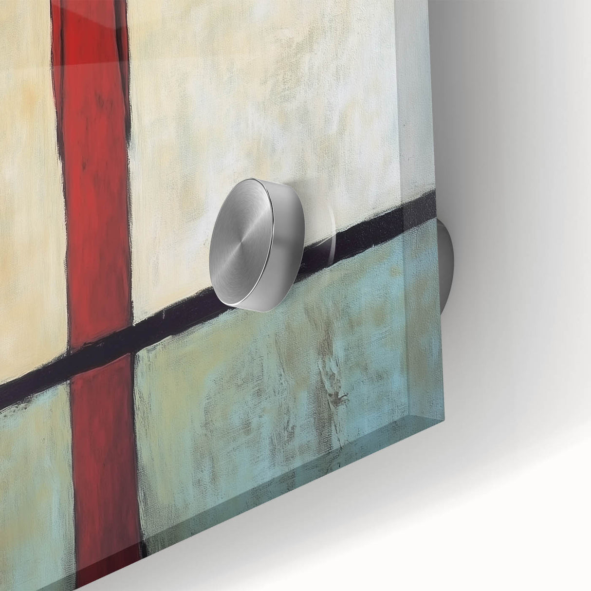 Abstract figurative acrylic artwork displayed in close-up, featuring vibrant colors and intricate textures, perfect for modern home decor and art enthusiasts.
