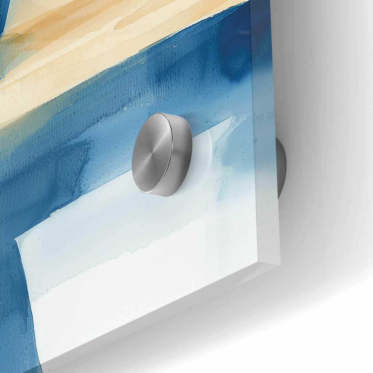 Modern Abstract Wall Art – Coastal Brushstroke Harmony